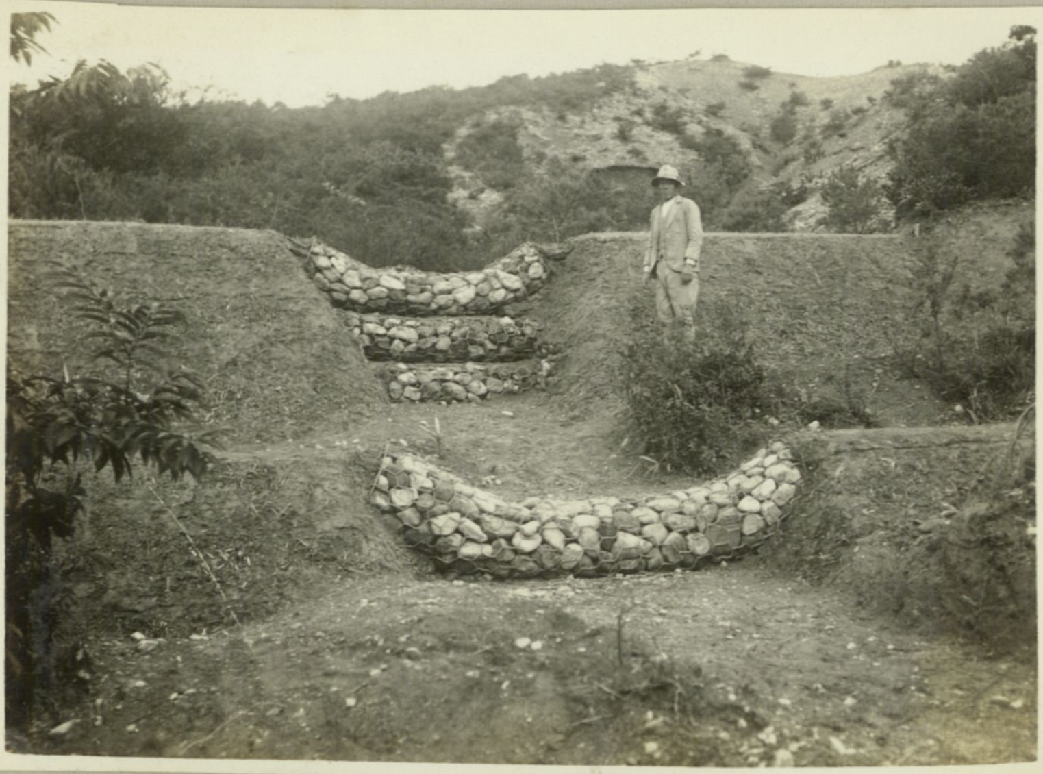 昭一二 一一 三 城東村橋爪山 鐵線蛇篭 12及13 生態水文学研究所デジタルアーカイブズ 附属演習林デジタルアーカイブズ